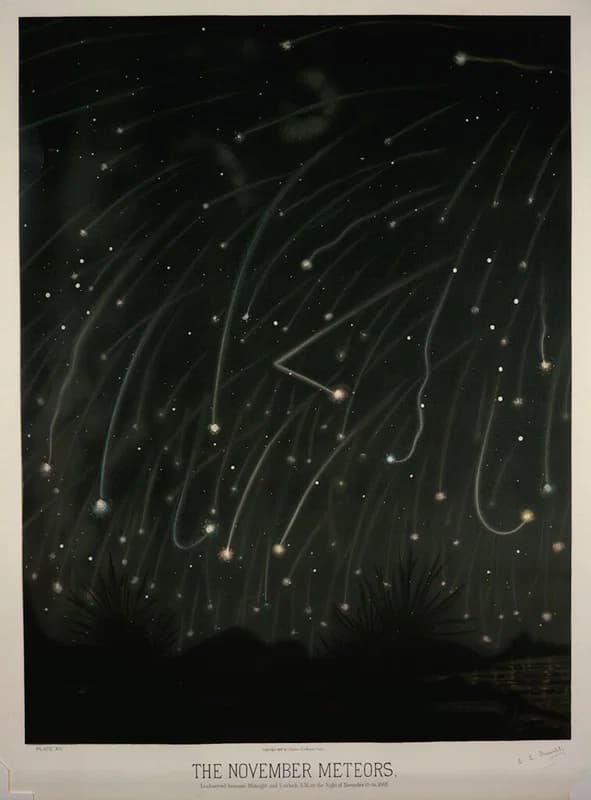 The November Meteors - The Trouvelot Astronomical Drawings (1882)